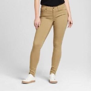 Universal Thread (from Target) tan jeggings/comfy jeans